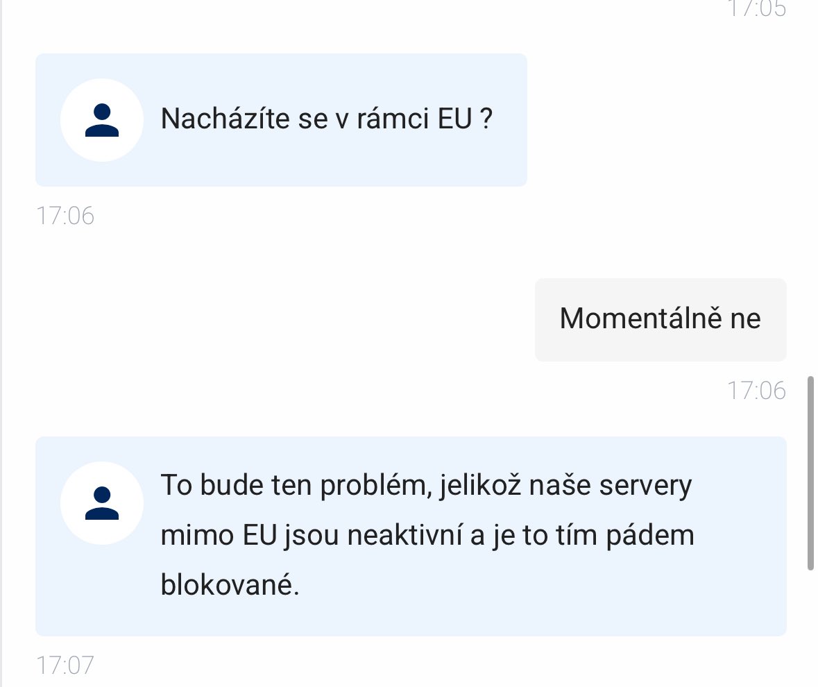 monika_barto's tweet photo. Tak na Alze si můžete mimo EU:
- objednat cokoli do českého alzaboxu
- objednat a zaplatit e-knihu 
- přijde vám potvrzovací email
- můžete chatovat s podporou

Ale nemůžete:
- koupenou e-knihu stáhnout a číst protože jejich systémy nefungují mimo EU

Make it make sense😭 https://t.co/KgTsYCYXDu