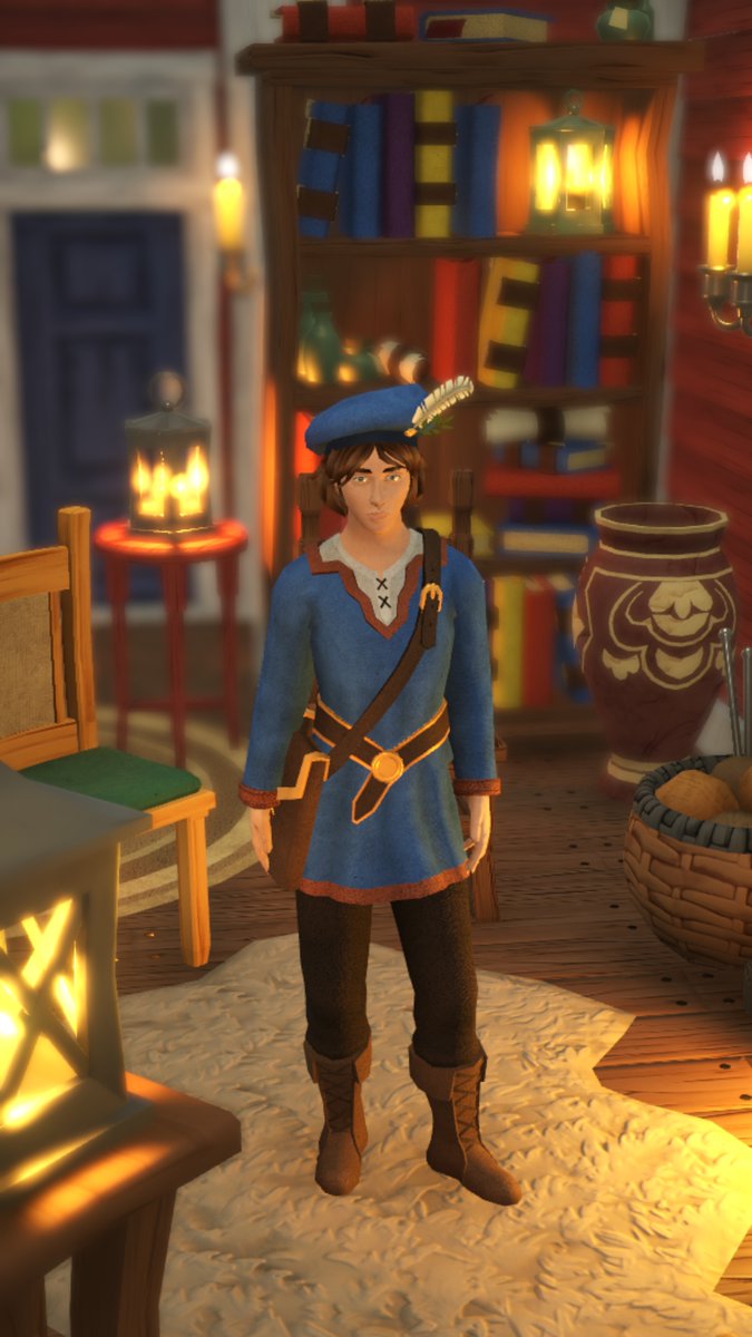 The process of designing <a href="/LetTheBodyFall/">chimken🍀oc hell</a>'s heartthrob Lucas. Lots of iterations and feedback loops to get to where he is now! 

Thanks to <a href="/clockweiz/">Rembrandt van Leeuwen Art</a> for the concept art ♥️

#indiedev #conceptart #indiegames #winkeltje #fairetrade