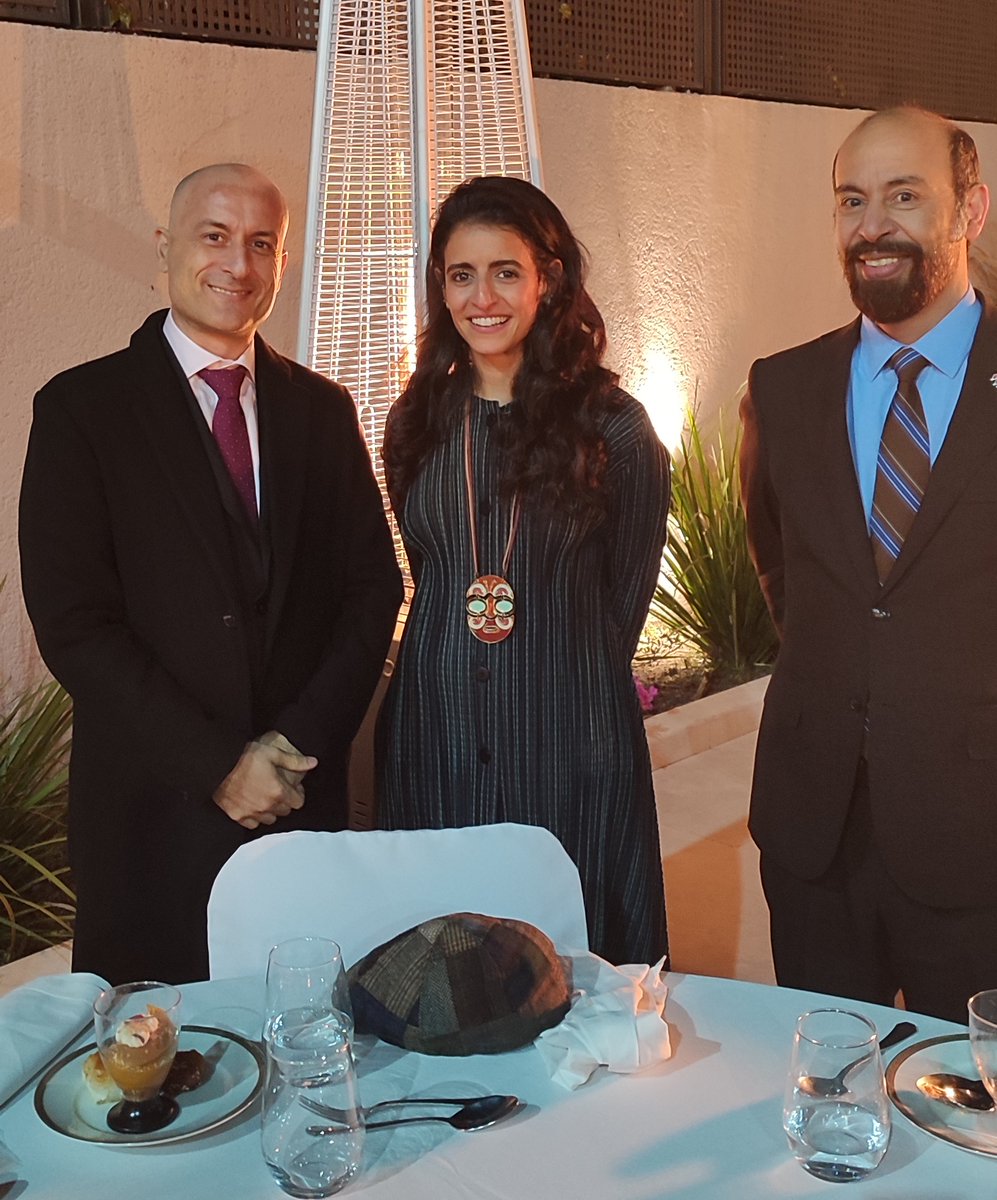 Un honor compartir la cena ofrecida por la Embajada de Emiratos Árabes Unidos en ocasión de la visita oficial a la Argentina de S.E. Shaikha Al Nowais, Secretaria General electa de ONU Turismo.