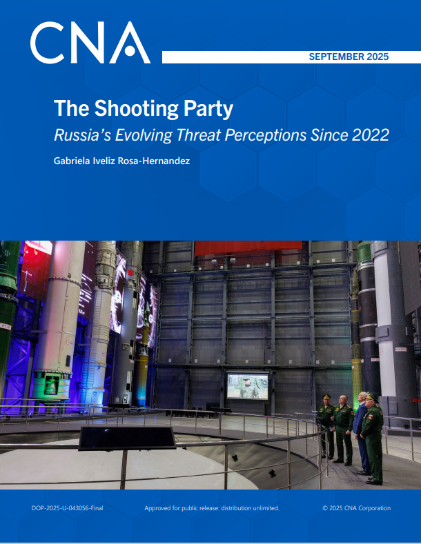 GabrielaIRosa's tweet image. In this new @CNA_org report, I analyze how authoritative figures in the Russian mil view threats in the wake of the war in Ukraine. The key insight: Traditional Russian threat perceptions haven't shifted — they've been sharpened. 1/?
cna.org/analyses/2025/…