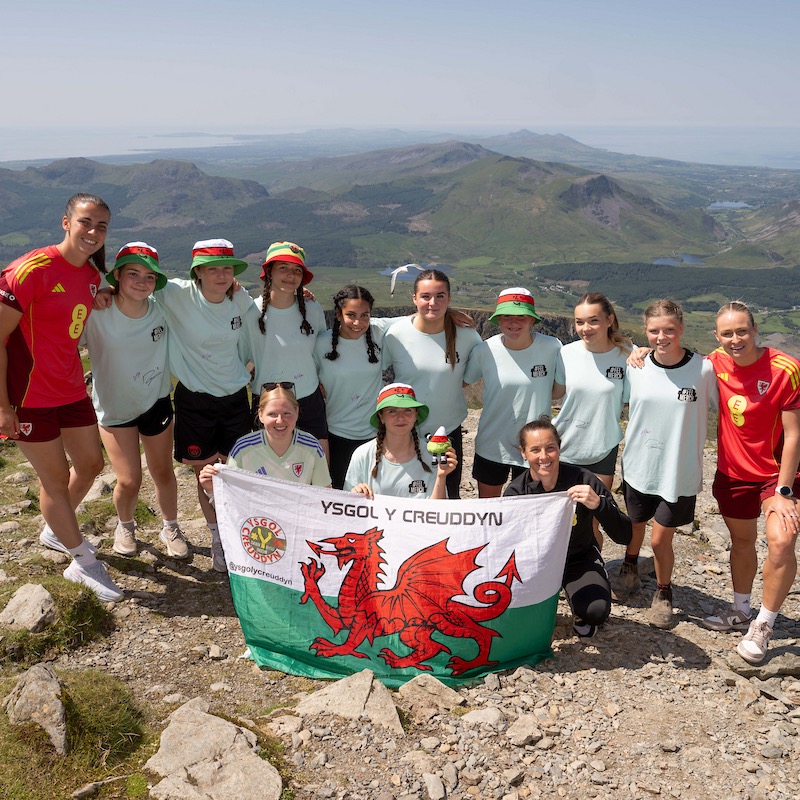 FAWales's tweet photo. The FAW has received a global award for Best Women's Football Initiative around @Cymru at #WEURO2025.