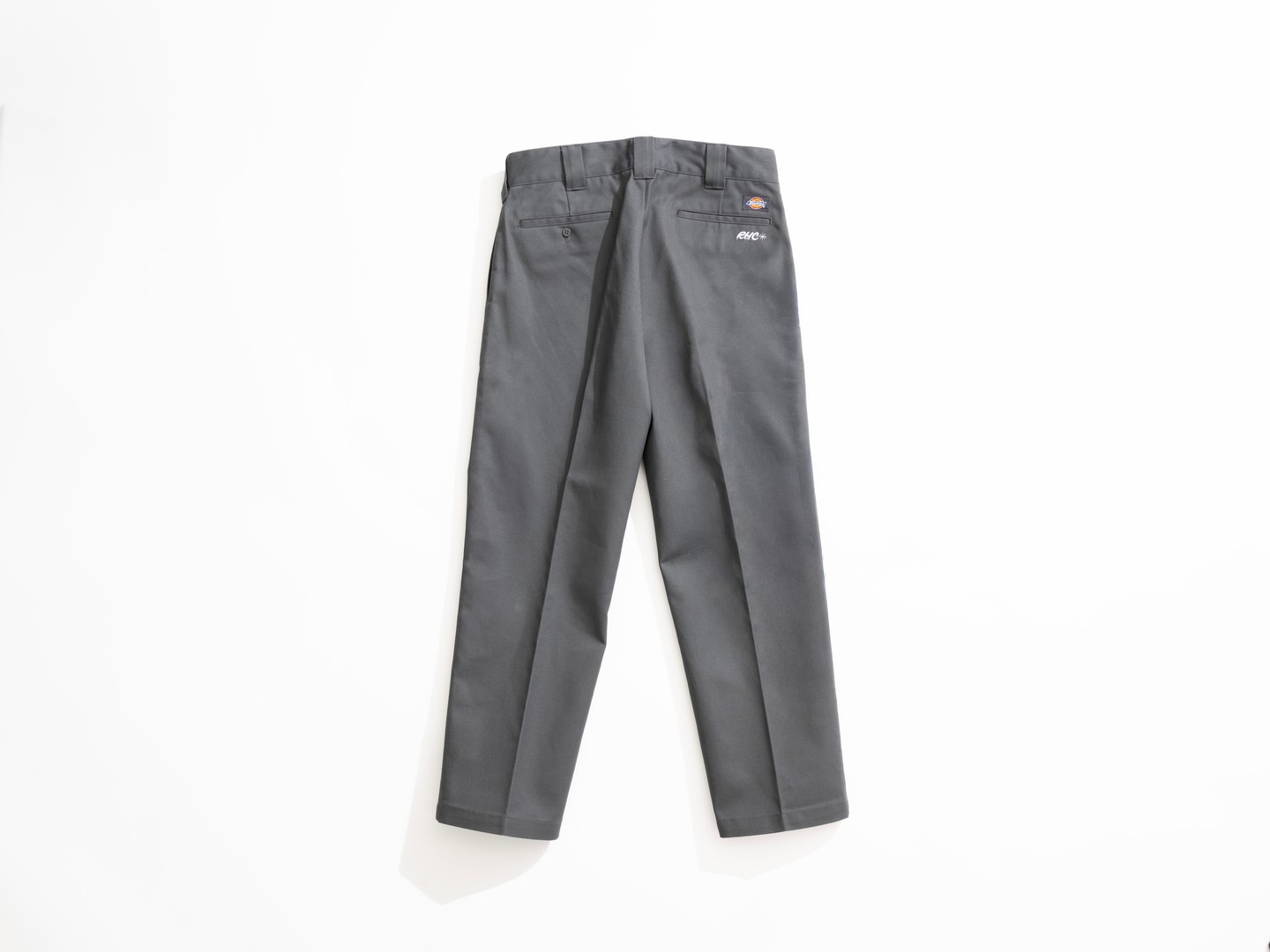 rhc ディッキーズ　ロンハーマン　チャコールグレー オーガニックコットン ワイドフィット パンツ｜Dickies