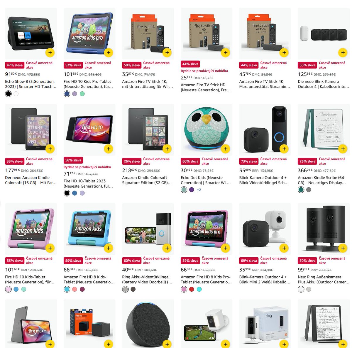 EbookyCZ's tweet photo. Čtečky Amazon Kindle, tablety Kindle Fire a další produkty od Amazon v akci:
https://t.co/4BrnsDZGIJ https://t.co/0zfcCGrtGi