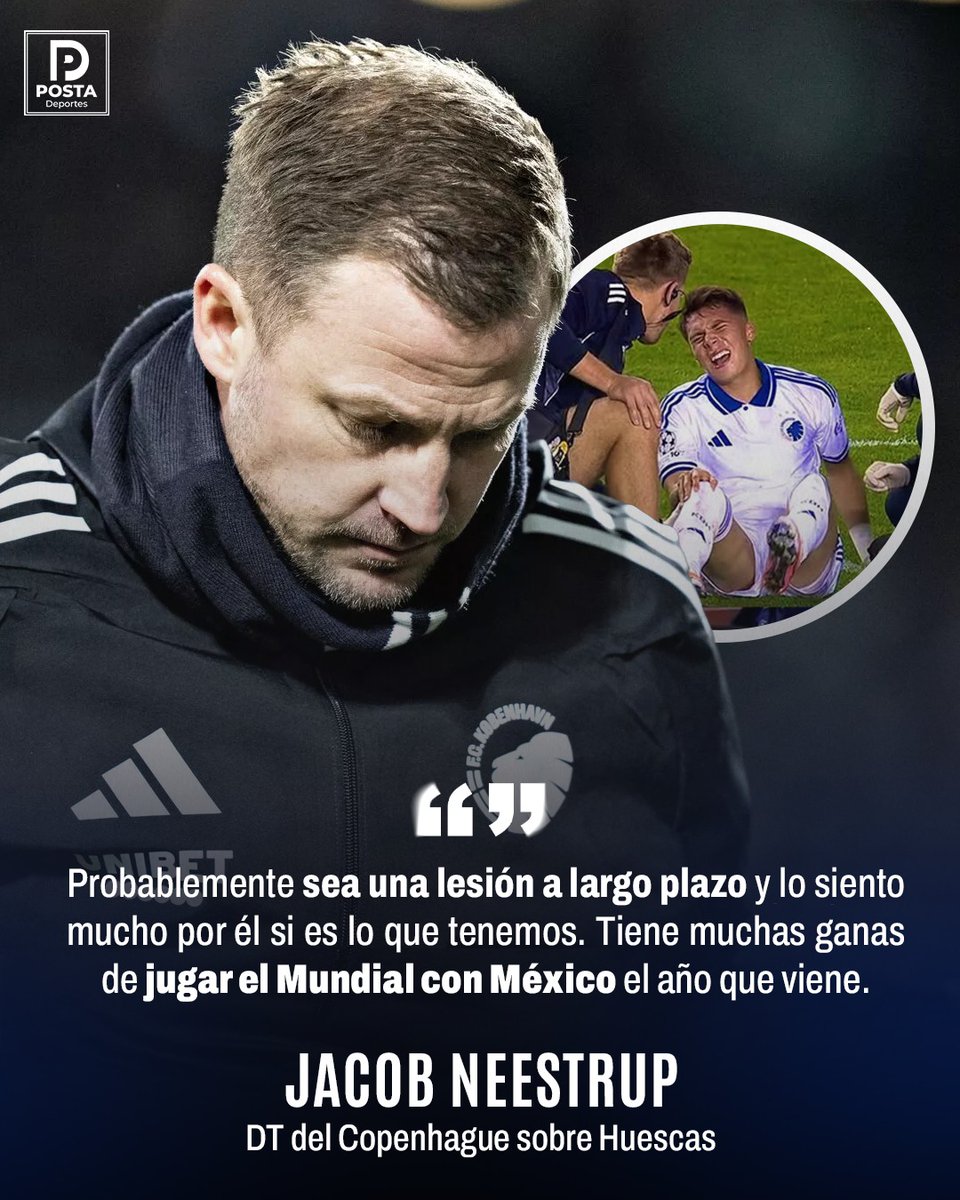 🚨 Rodrigo Huescas, con riesgo de perderse el #Mundial2026 por lesión. 

📸 <a href="/POSTADeportes/">POSTA Deportes</a>