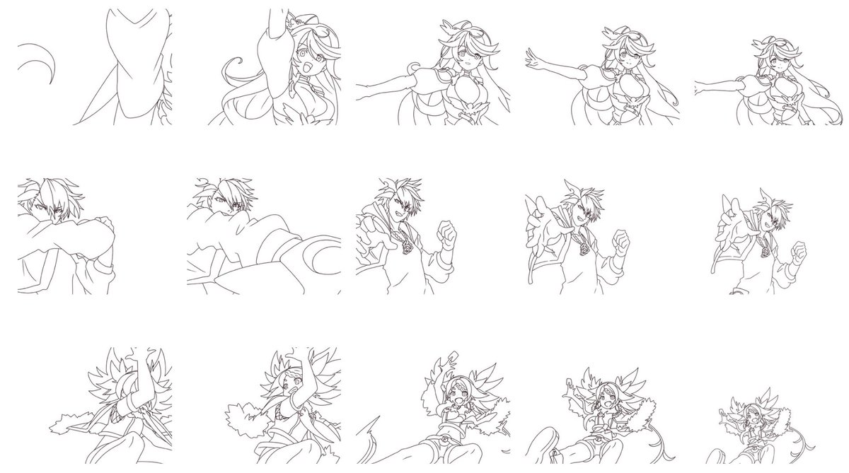 線画描くだけでも一苦労 