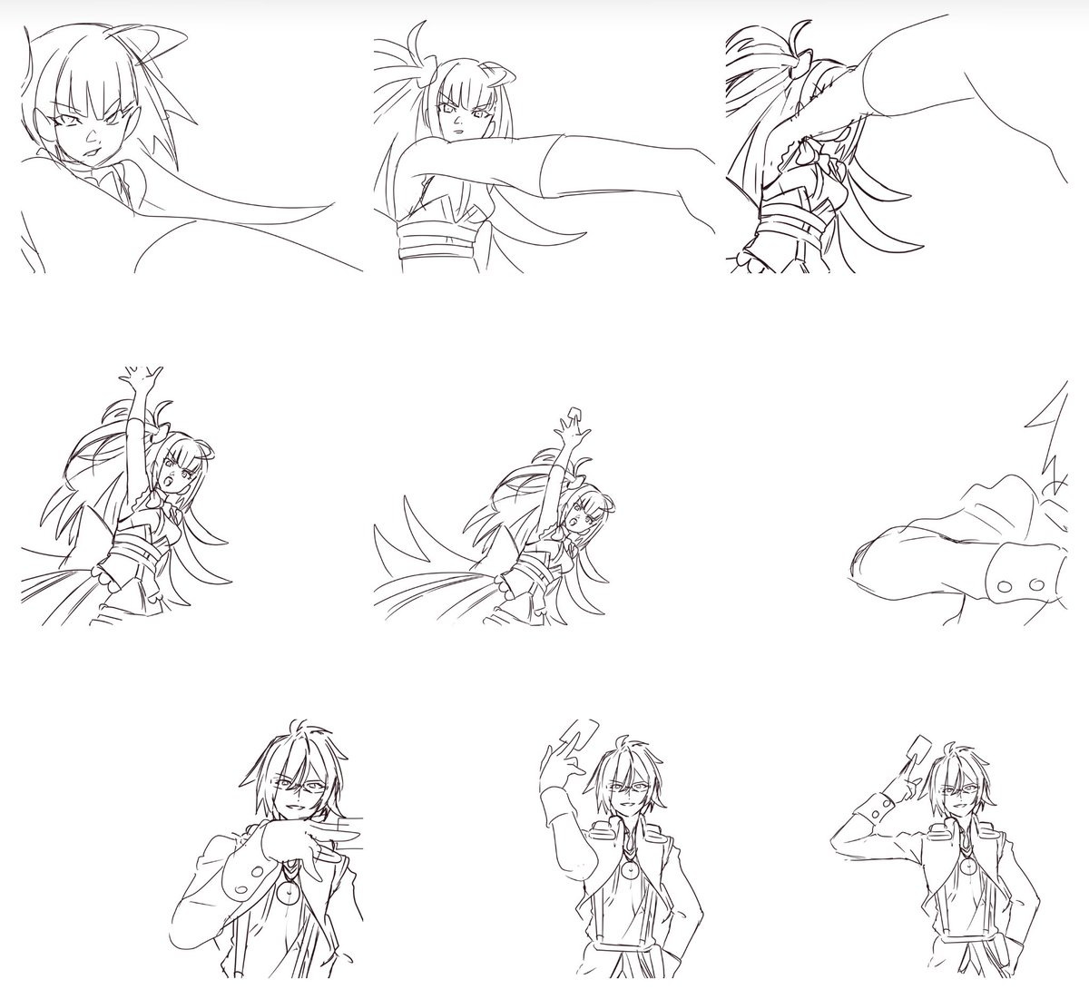 線画描くだけでも一苦労 