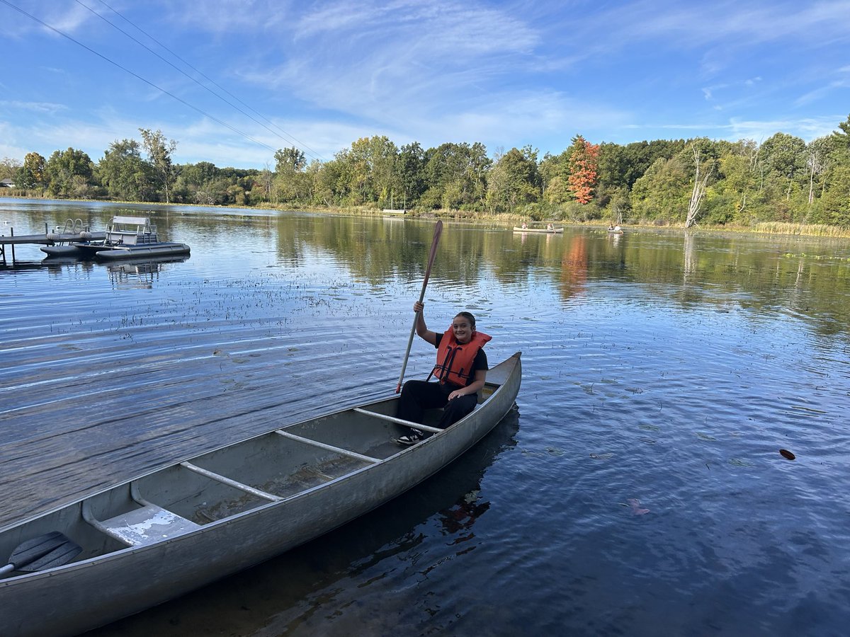 awmrpatterson's tweet photo. Canoeing at Camp Michindoh to start the day. Beautiful morning 😎🛶 https://t.co/8SzfGm70zB