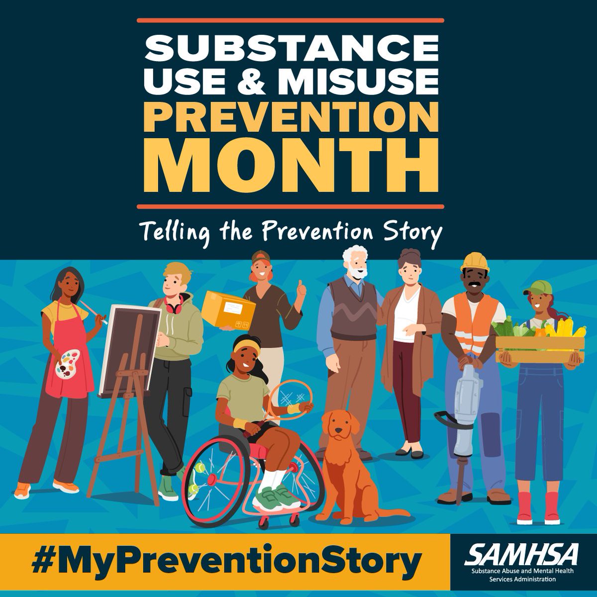 Your voice has power. Share your #MyPreventionStory during #SubstanceUseAndMisusePreventionMonth: samhsa.gov/about/digital-… #PreventionMonth