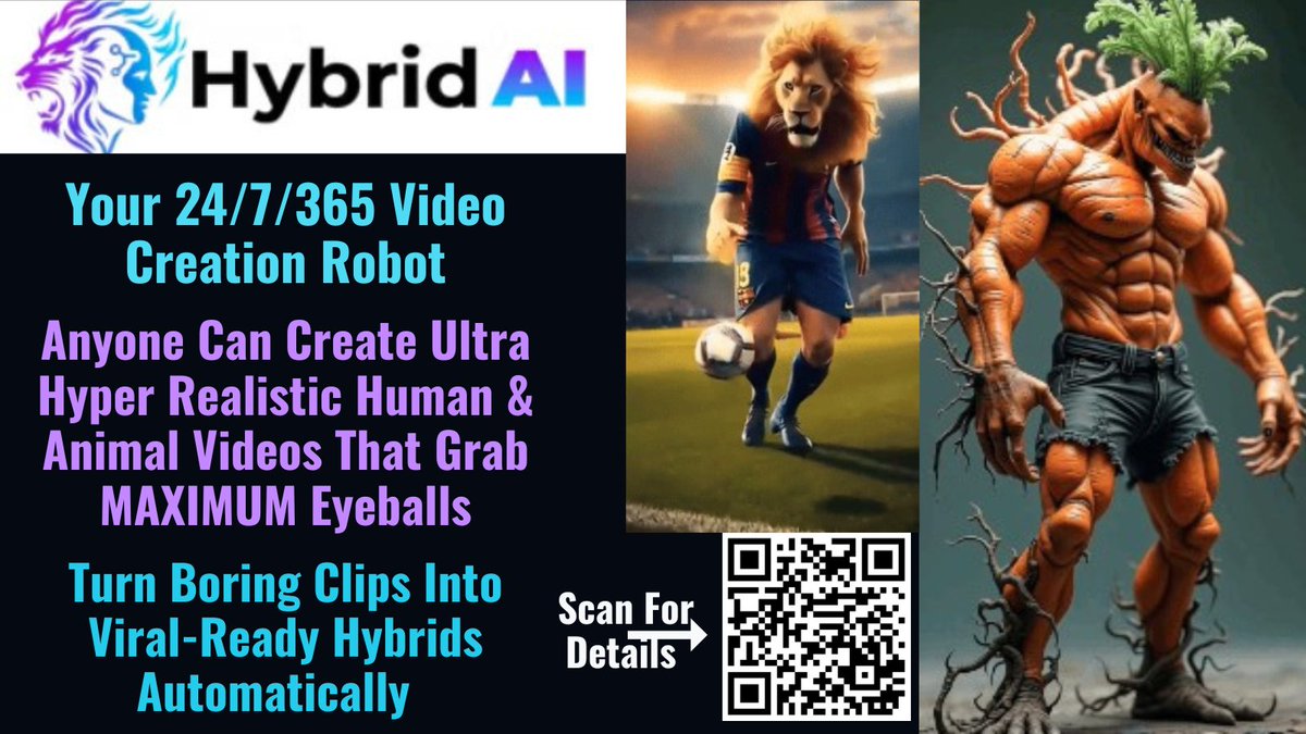 bsssbooster's tweet photo. Create ultra cinematic videos in most demanding niches with ur 24/7 animal-human hybrid video creation robot
https://t.co/LMZqii0vsV
#artificialintelliegence #VIDEO #viral #VideoViral #videocontent #digitalmarking #QED #colonization #Democrats #elontol #KNPI #Manchester #Netflix https://t.co/eomk4N1p1o