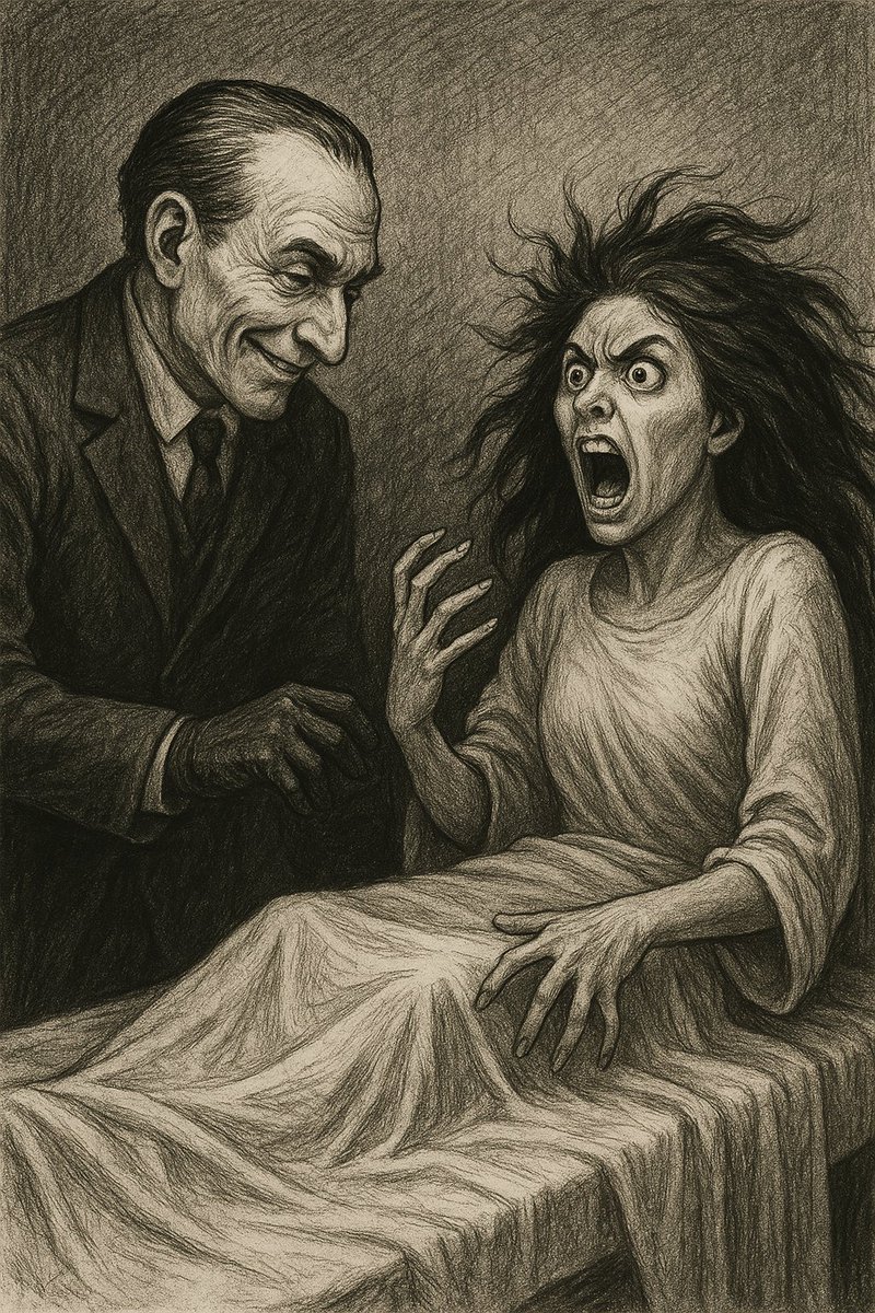 chenb0x's tweet image. #TheMortician chuckled, &quot;Did you do something different with your hair?&quot;
&quot;...&quot;
&quot;And you&apos;ve taken such great care of your hands.&quot;
&quot;...&quot;
&quot;Do you mind if I...&quot; the Mortician glanced further down.
&quot;Don&apos;t you dare!&quot; She sat up with a fury that could wake the dead.
#31DaysOfScary #Day2