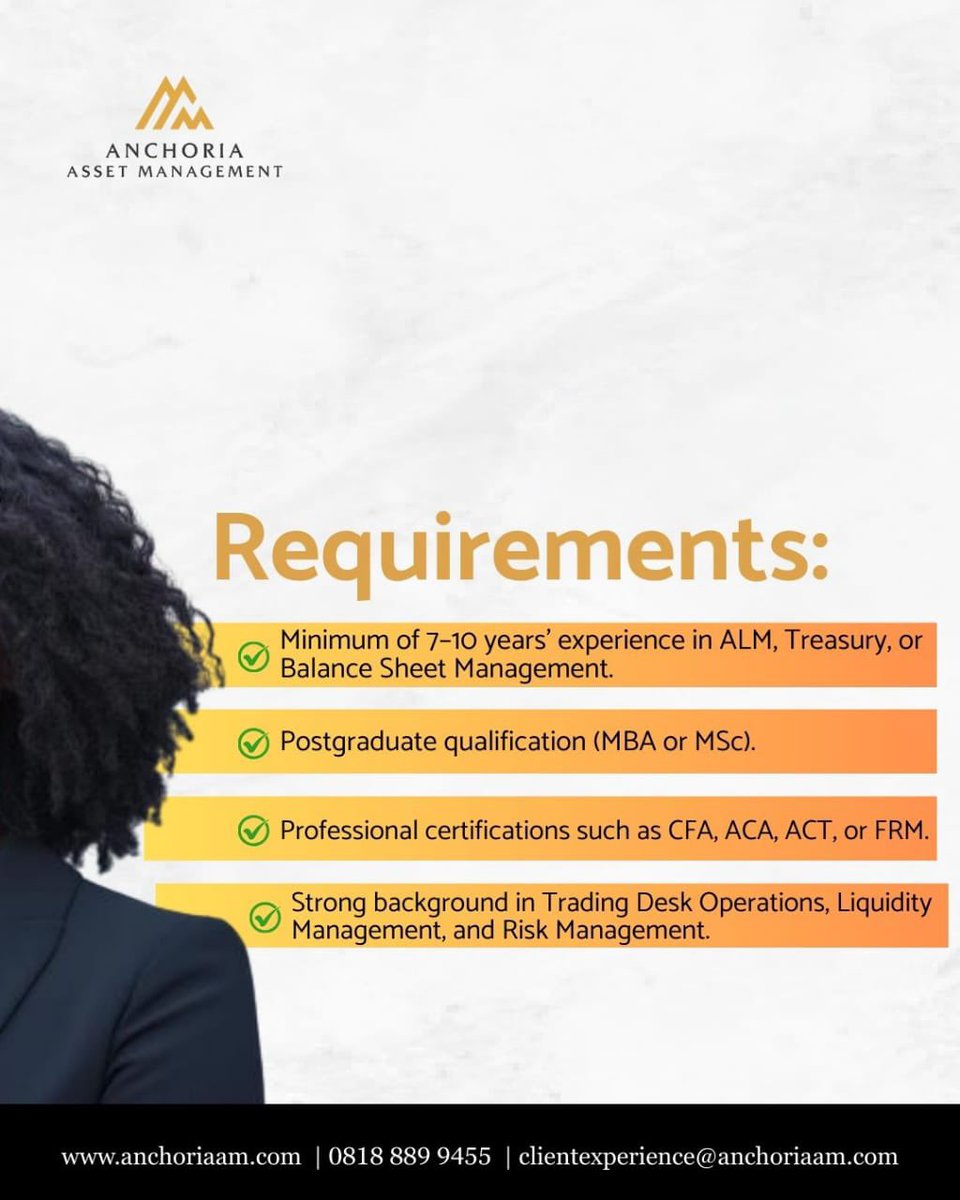 Anchoria Asset Management (@anchoriaam) on Twitter photo The search is still on!
If you think you qualify, send an email to the email address on your screen. We can’t wait to work with you. The search is still on!
If you think you qualify, send an email to the email address on your screen. We can’t wait to work with you.