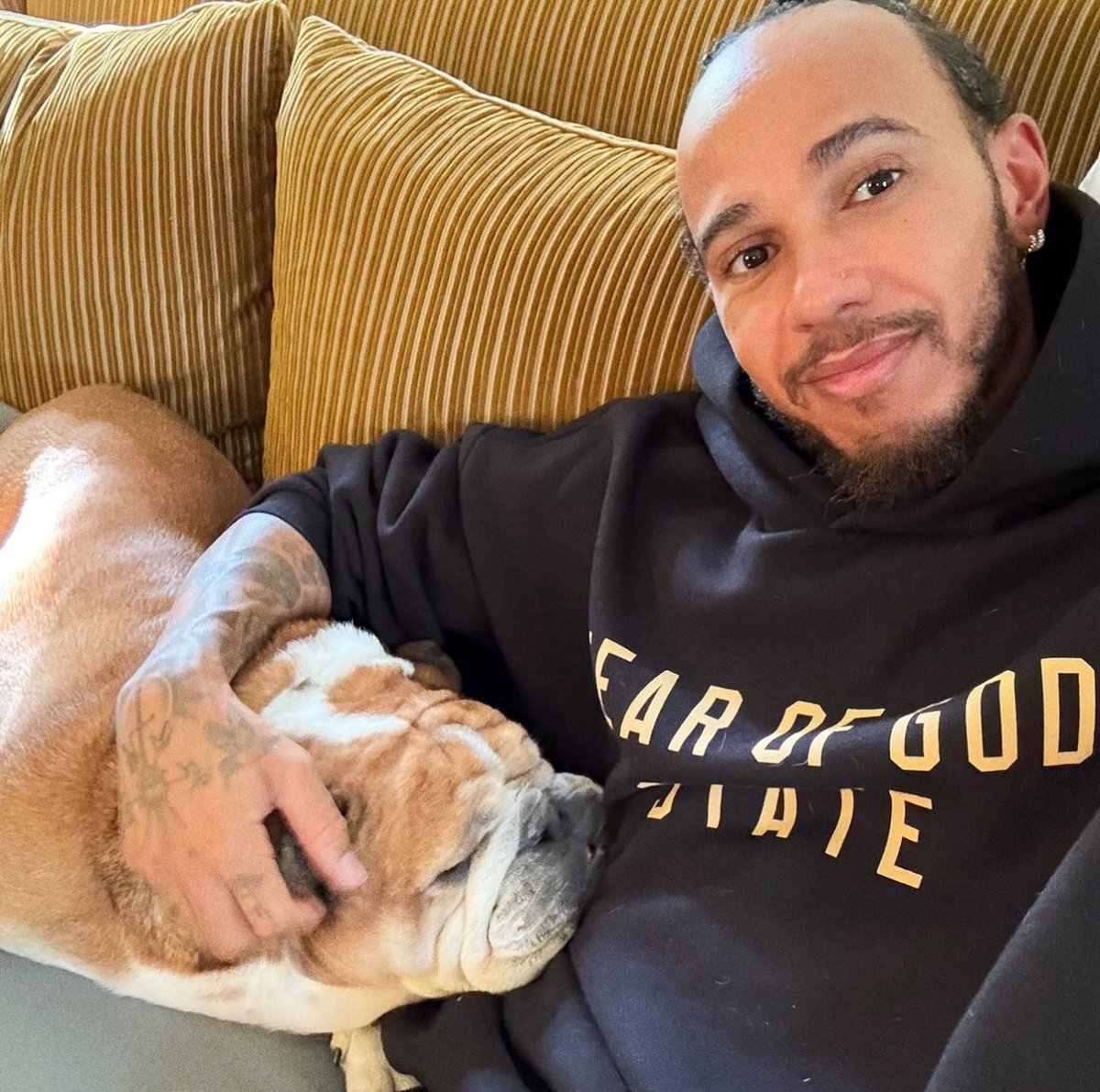 Lewis Hamilton: "The kind messages that I've received have been really uplifting so I'm really grateful for that.”

“Anyone out there that knows what it's like to lose a pet, you know how painful it is and I read somewhere that grief is the last act of love and I'm definitely