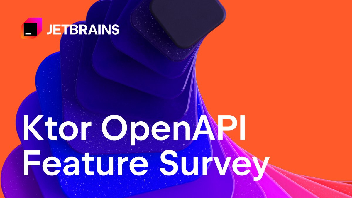 kotlin's tweet image. ✨ Have you tried Ktor's brand-new OpenAPI spec generation feature?
We want your take – what worked, what didn't, what surprised you?
Fill out our short survey 👉 surveys.jetbrains.com/s3/Ktor-OpenAP…
Help us shape the future of #Ktor 🚀