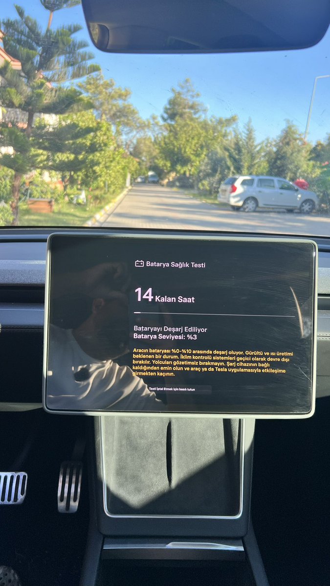 17.279 km de batarya sağlığı testi yapıyorum. Aynı zamanda youtube kanalıma da içeriğini çekiyorum. 
Sence batarya sağlığı % kaç çıkacak ?