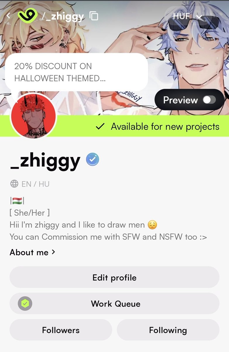 Guysss 🙂‍↕️🙂‍↕️ 20% DISCOUNT ON HALLOWEEN THEMED COMMS 🙂‍↕️🙂‍↕️
vgen.co/_zhiggy