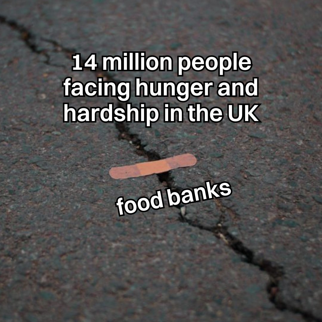 Food banks cannot and should not be the solution to hunger in the UK.

We don't need more food banks - we need change. Re-post if you agree 💚