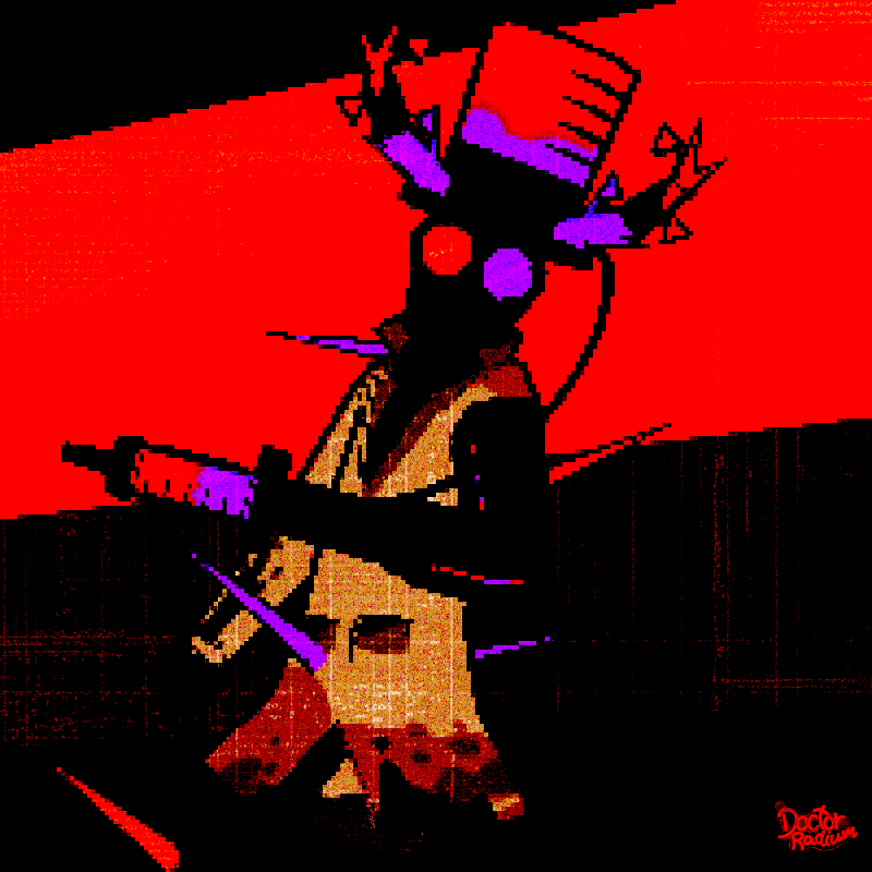 DrRadium88's tweet photo. First piece for #NPUNKTOBER days 1-4: Punkster Roll Call!
My avatar as a Halloween/Netpunk worker
Stay tuned for more throughout the month! I'll also be doing some UGC concepts
#RBBattles #NetPunk https://t.co/kArOmZbvMy