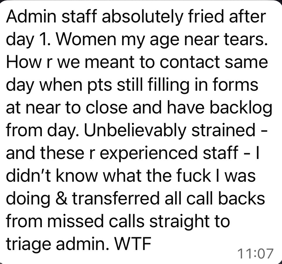 doctor_katie's tweet image. Stephen you know as well as I do that GPs offered 6million online appts last month alone. This is about you not allowing us to divert patients to telephones for urgent needs when we are overwhelmed.

This is broken promises from a Labour govt and I could not be more disappointed.
