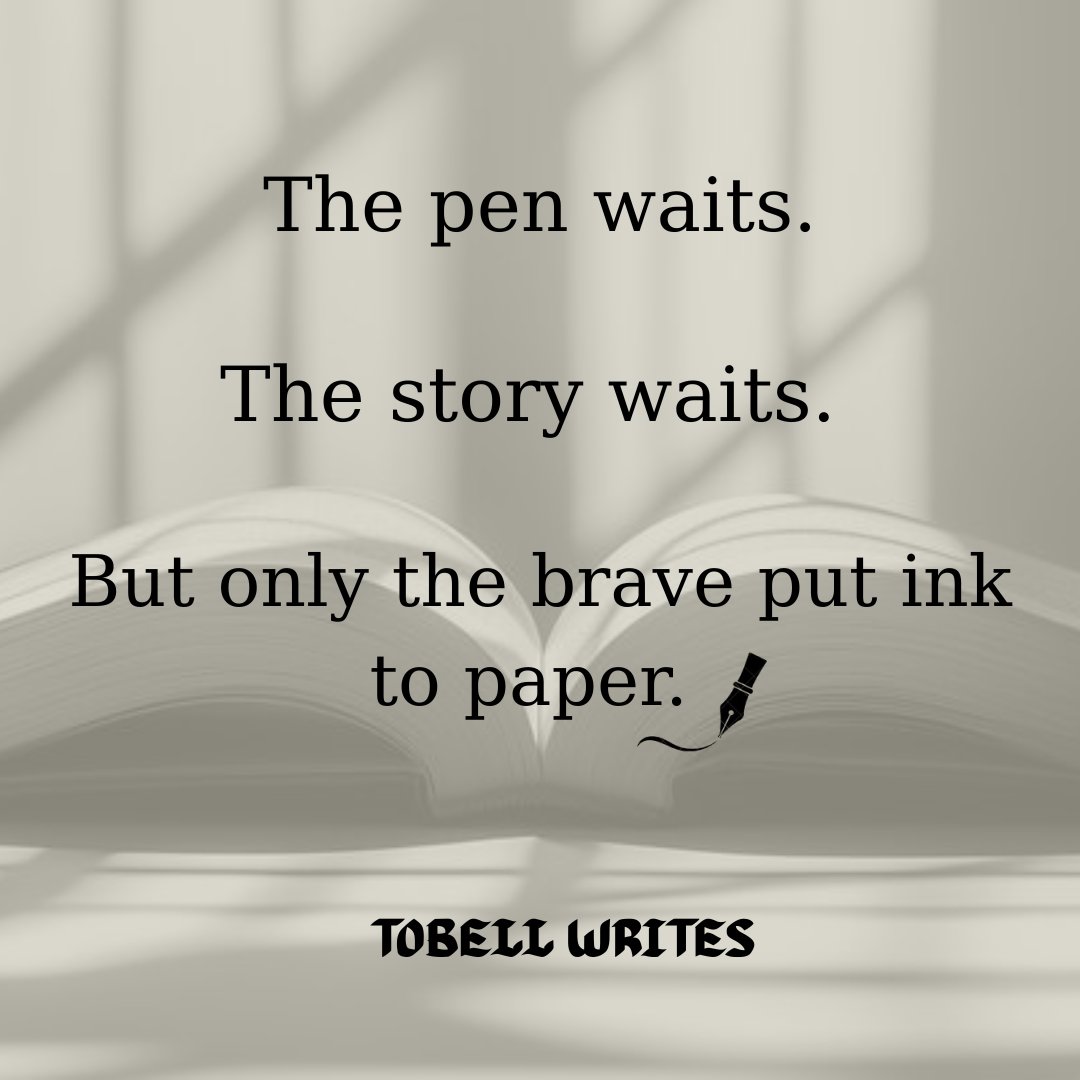 Gaylussac191's tweet image. The pen waits.
The story waits.
But only the brave put ink to paper. ✒️
Behind every page are whispers: unfinished… draft… chapter one.
I write where silence lingers.
#bookhelp #writershub #writingcommunity #amwriting #booktwitter