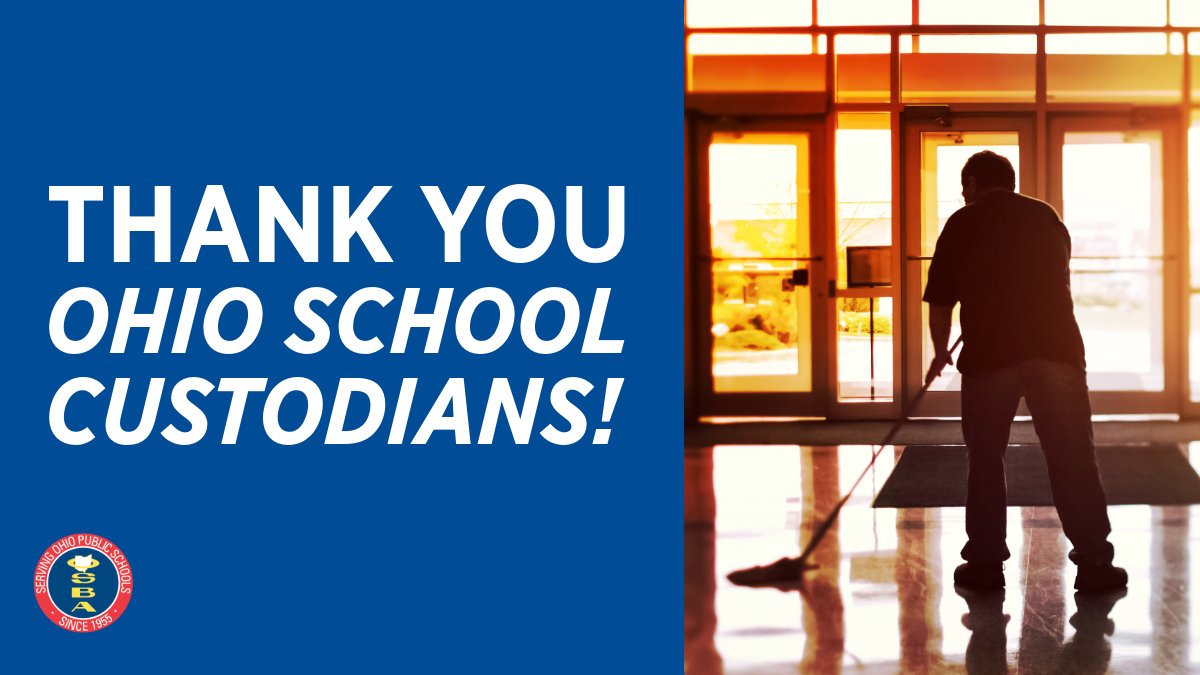✨ Happy National Custodian Day! ✨

Custodians are the behind-the-scenes champions who keep our schools running smoothly. Thank you for all you do to support Ohio’s students, educators and communities. 💙

#NationalCustodianDay #OhioSchools #ThankYou