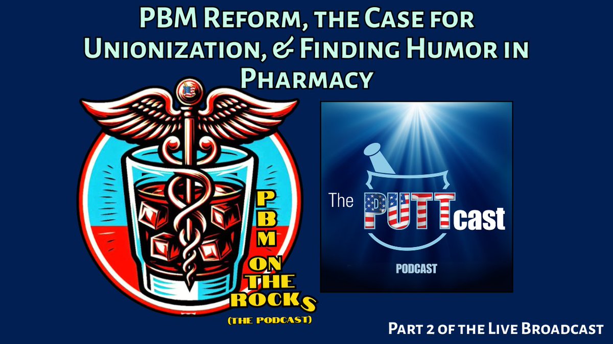 TruthRX's tweet photo. READY FOR PART 2?
Don't miss what happens when @RxComedy & @AccPharmacist join our #PBMOTR/#PUTTcast live crossover episode!
Watch It Now!
https://t.co/WYwPkojUBu
Catch the Audio Only version at
https://t.co/N7eLjnNb64
or wherever you listen to your favorite #podcasts!