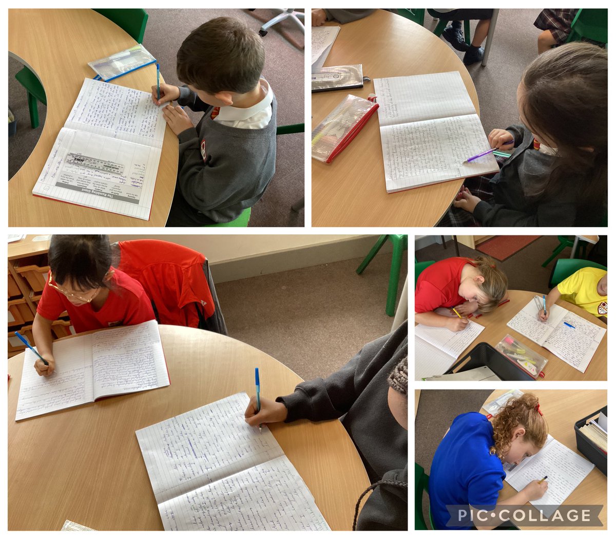 Beech Tree have been finishing off their stories in English