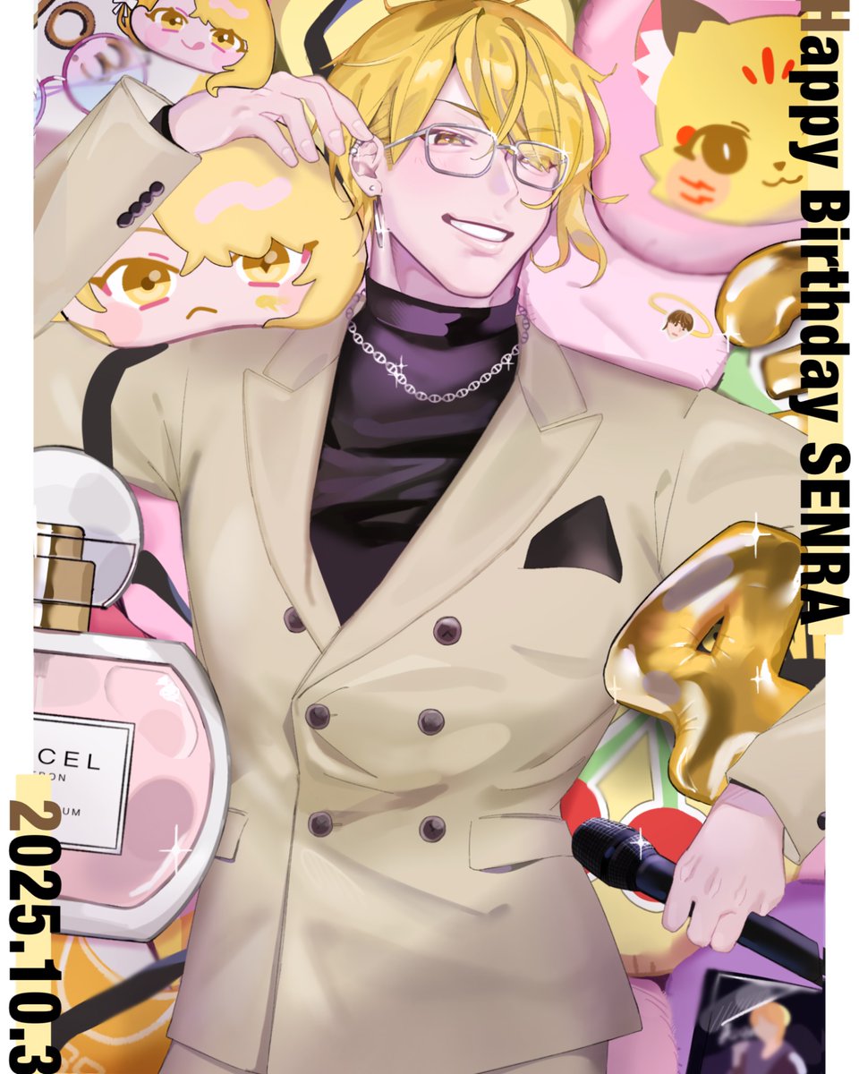 #センラの絵ぇやん🍫
おめでとう！いっぱい幸せになーれ！♡
#センラ誕生祭2025 #センラ誕生祭
