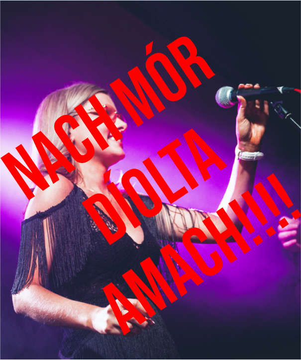NACH MÓR DÍOLTA AMACH!

Amhránaithe an Chlub - anocht!

Róisín Seoighe
9pm in Briody's.
Faigh do thicéad anseo: tickettailor.com/events/amhrnai…