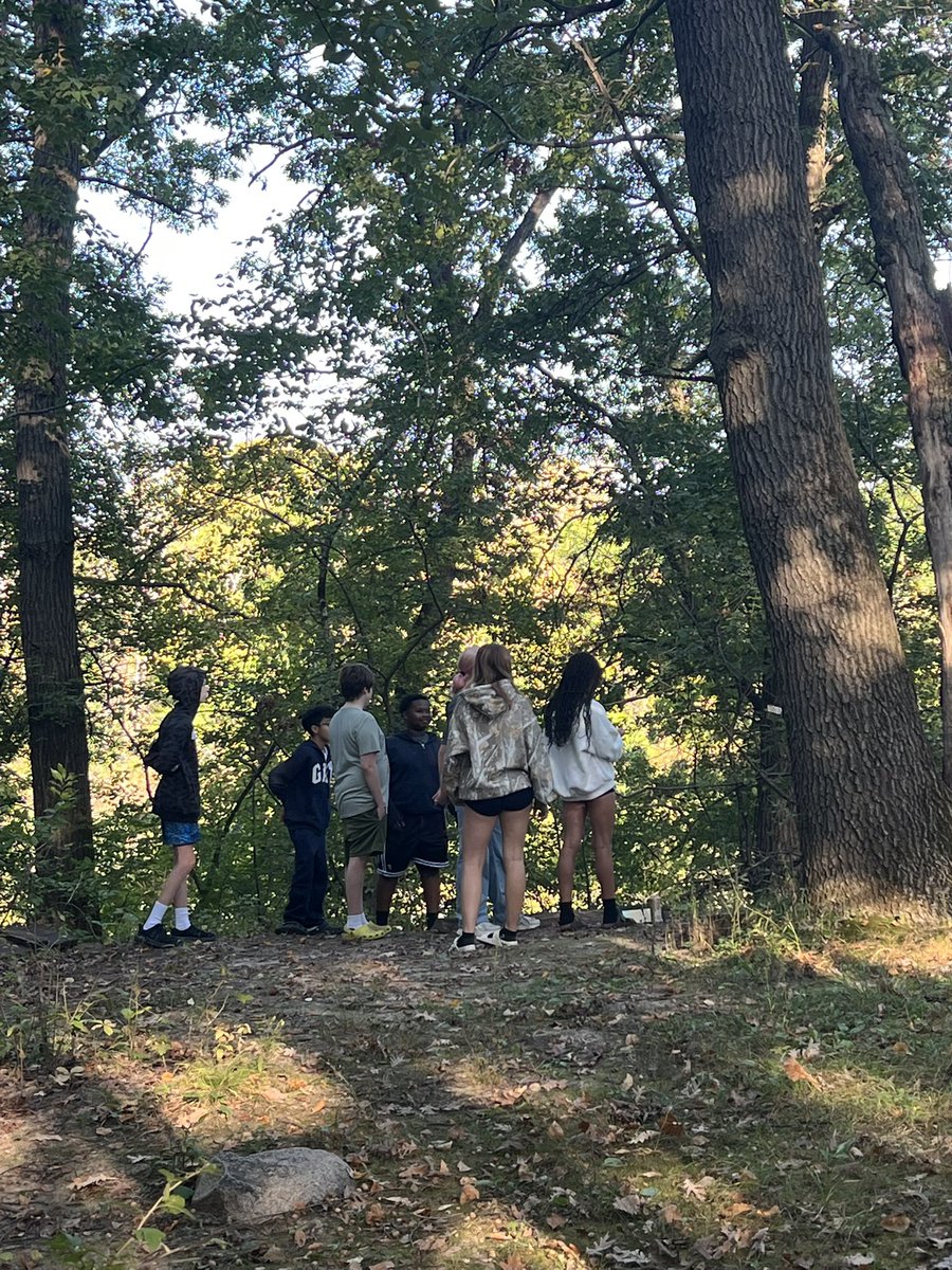Excited for our partnership with the School of Environmental Studies today. A great day to be a seventh grader.