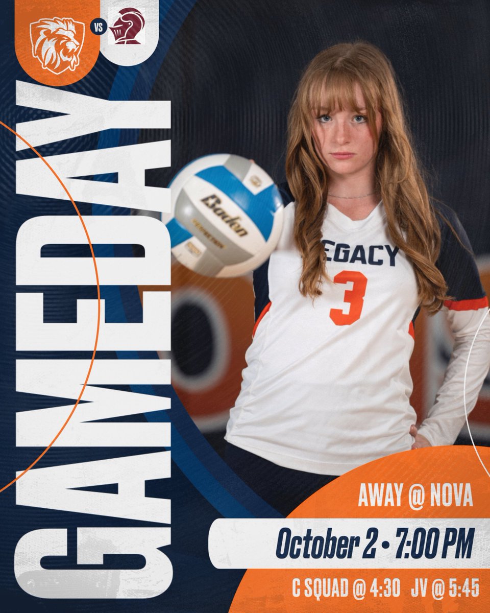 LCA_VB's tweet image. GAMEDAY!! Lions are away tonight @ Nova Classical Academy🏐🦁

⏱️: 4:30┃5:45┃7:00
📍: Nova Classical Academy 

#lcaroars