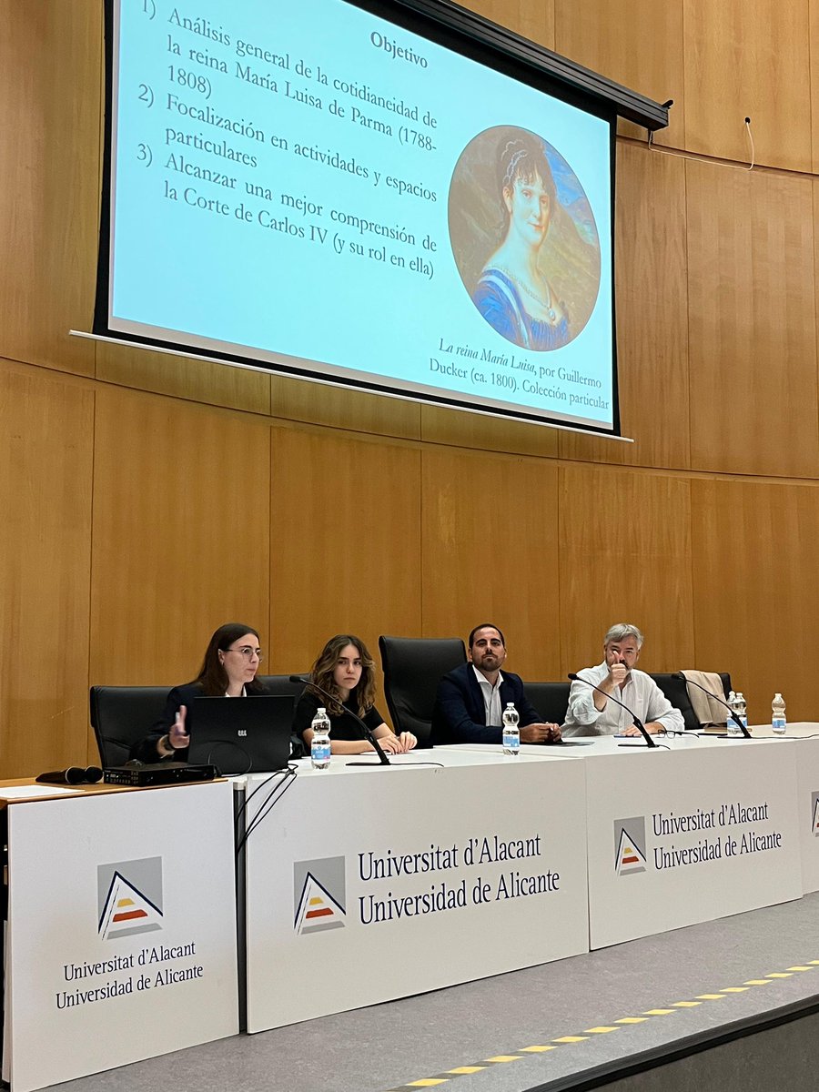 Intervienen en la sesión de esta tarde del Congreso Internacional «Dimensiones de una monarquía ilustrada» <a href="/UA_Universidad/">Universidad de Alicante UA</a> las investigadoras Alicia Fernández Montenegro y Juana María Guirado #C18 #XVIII #Ilustración