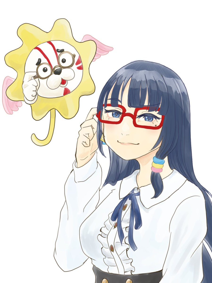 昨日の眼鏡の日に間に合わなかった
#葵の絵
#キクノポリタン美術館