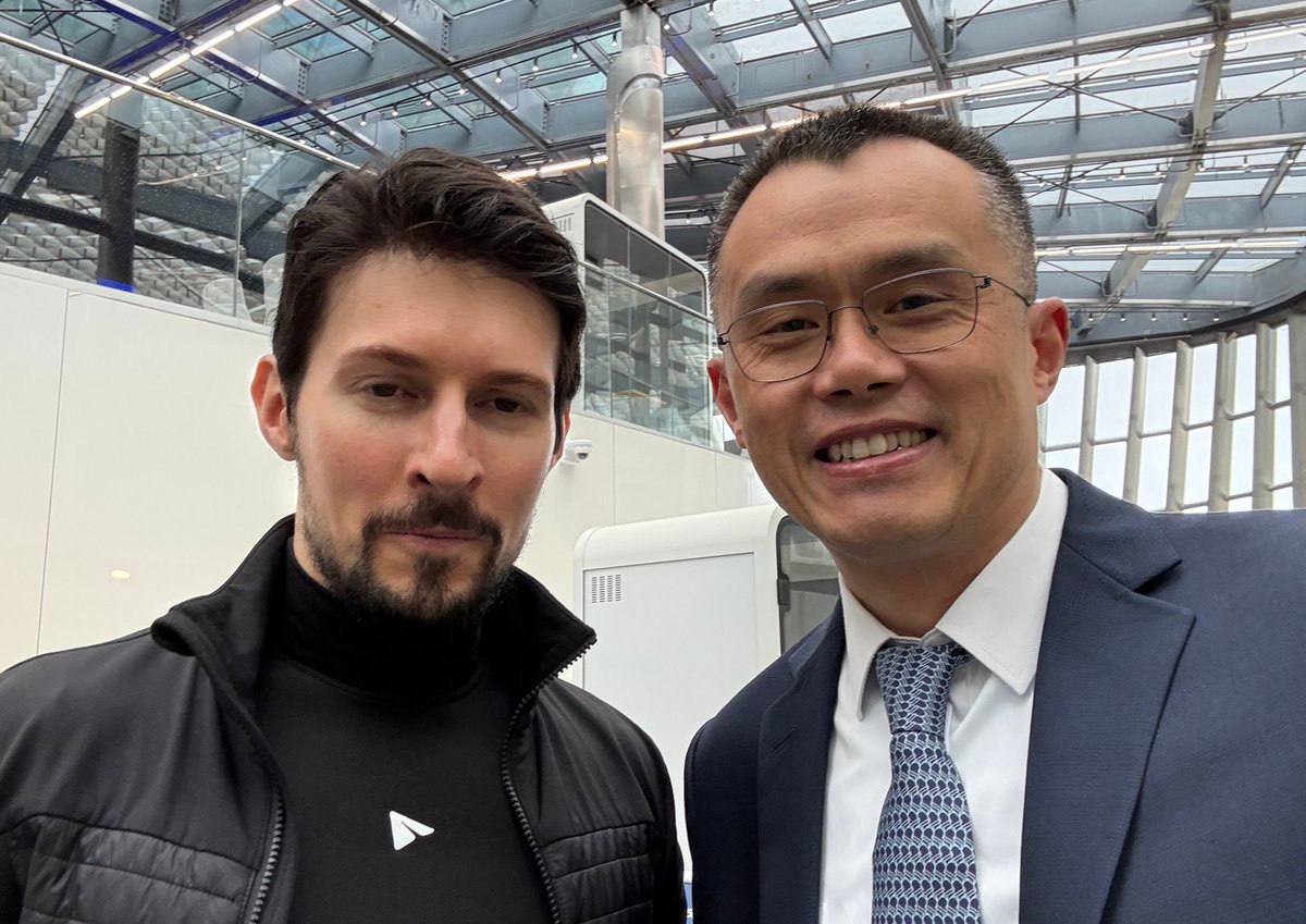 CZ and Durov in Astana

$TON $BNB