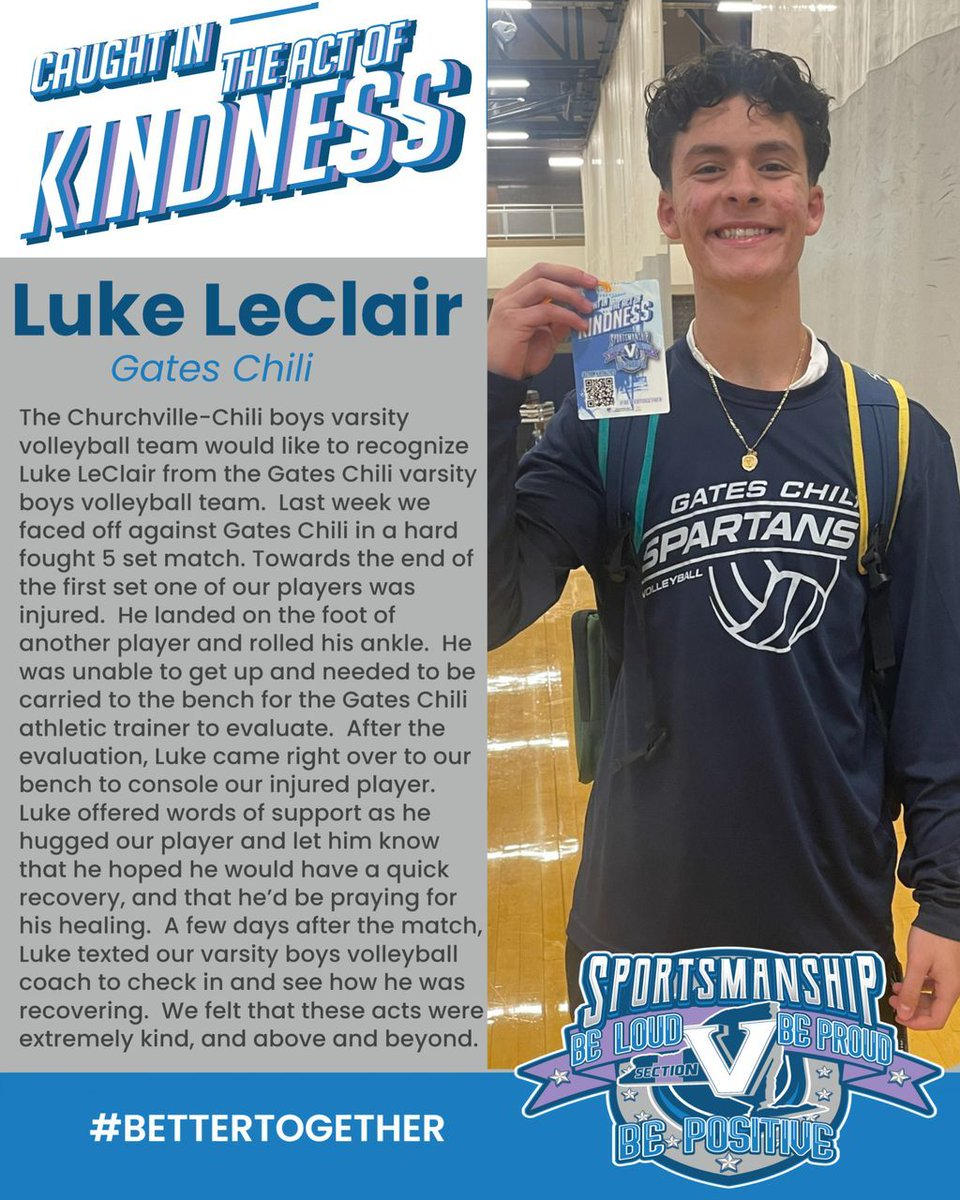 Section V Athletics tweet media