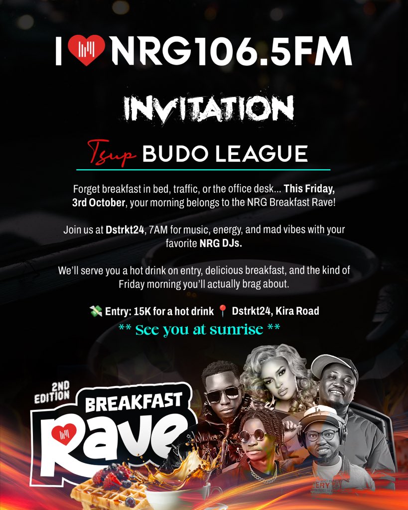 50K_Guy (@nyero_joe) on Twitter photo No Budoians, no real breakfast rave <a href="/TheBudoLeague/">The Budo League</a> No Budoians, no real breakfast rave <a href="/TheBudoLeague/">The Budo League</a>
