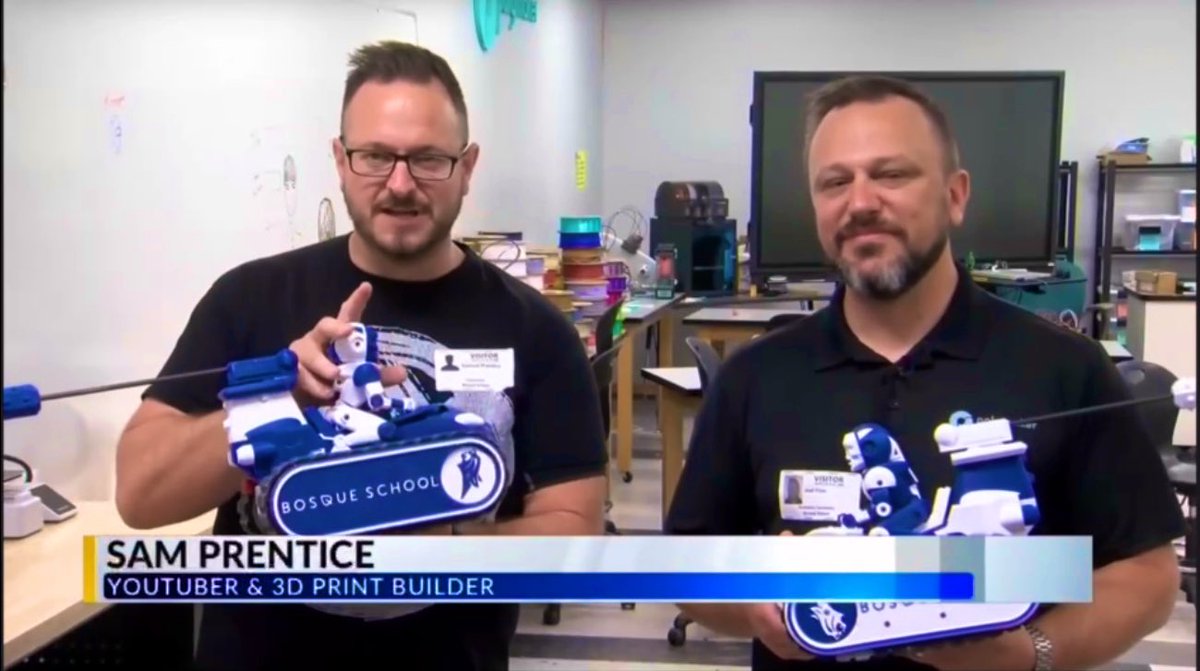 SamPrentice's tweet image. 3D Printing making news in New Mexico with @Polymaker_3D #keeponprinting