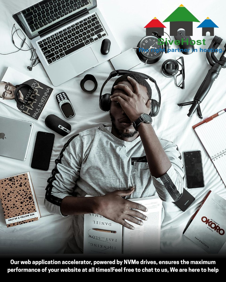 😩 Too many gadgets, too much info, and still no website or online business? We get it,the digital world can feel overwhelming, But getting your business online doesn’t have to be. Time to stop stressing and start hosting with SiveHost.

#DigitalOverload #SiveHost #WebHosting