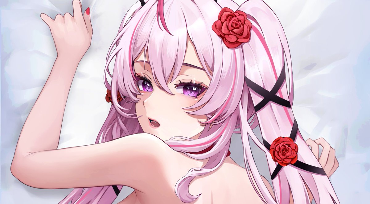 Dakimakura supremacy… but only a glimpse for now 👀❤✨