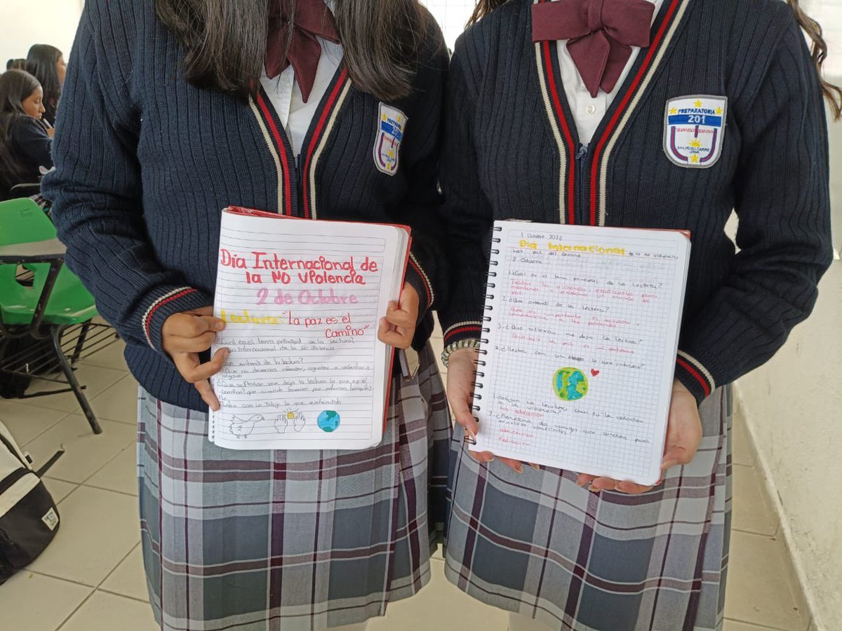 EPO201's tweet photo. En el marco de la Jornada de la Estrategia Nacional de Lectura “Día internacional de la No Violencia”, la #EPO201 participa en los #MaratonesPorLaLectura y #LecturasPorLaNoViolencia 🕊️✨
@SEP_mx @Edomex  @SEMSedomex @DGEMSedomex @dbg_epoem https://t.co/PxC8jsTImi