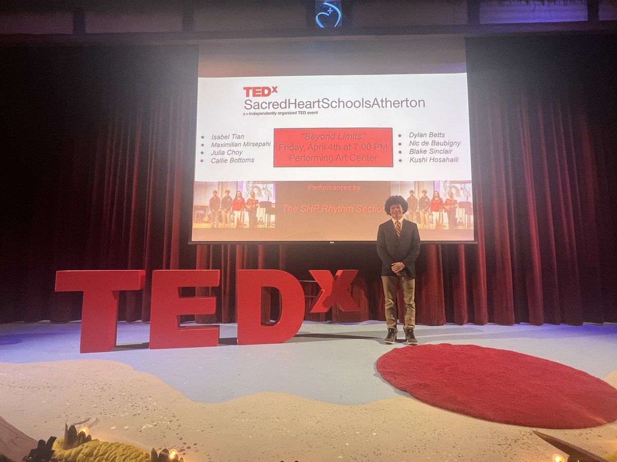 dylanbetts50's tweet photo. Check out my TEDx Talk on YouTube:

During my Jr. year at Sacred Heart Prep Atherton, I presented a TEDx Talk titled:  “Beyond Limits: Redefining What is Possible”. 

My talk is about overcoming challenges and roadblocks and how I learned this with my own struggle with speaking.

https://t.co/m6M1p7aUZB

TEDx Sacred Heart Prep Atherton Event Link:
https://t.co/2cXv8kR6Dk

@TEDTalks @TEDxTalks @SHSAtherton