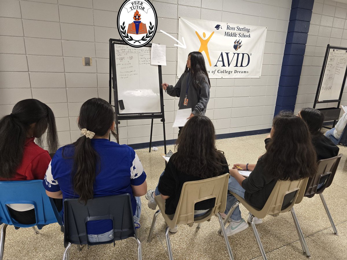 AvidRsms's tweet image. More from our great week!! Our Peer Tutors stepping up and showing great leadership in tutorials!! @HumbleISD_AVID @HumbleISD_SMS #buildingourfuture #kidsfirst #consistency