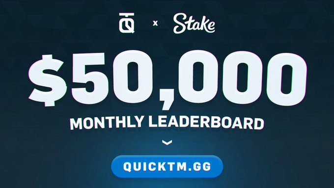 QuickTmVIP's tweet photo. 🏆$50,000 @Stake October Leaderboard

💰Top Prize of $20,000

⚡️30 Winners

❓Need help joining? https://t.co/wpTAv6PD9i 
 📬DMs are open 24/7

$100 Giveaway

✅Follow @QuickTmVIP 
✅Like &amp; Retweet
✅Tag 1 Friend https://t.co/kGvlXfmu3h