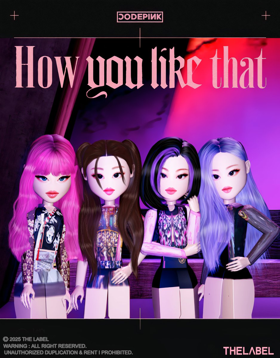 CODEPINKarea's tweet image. #CODEPINK 'How You Like That'
Pre-Release Single  
📹: youtu.be/g76Ds4QmHP4
Produced by @THELABELuv 
#CODEPINK #HowYouLikeThat #HYLT #CODEPINK_HYLT #roblox #kpop #KUV #BLACKPINK