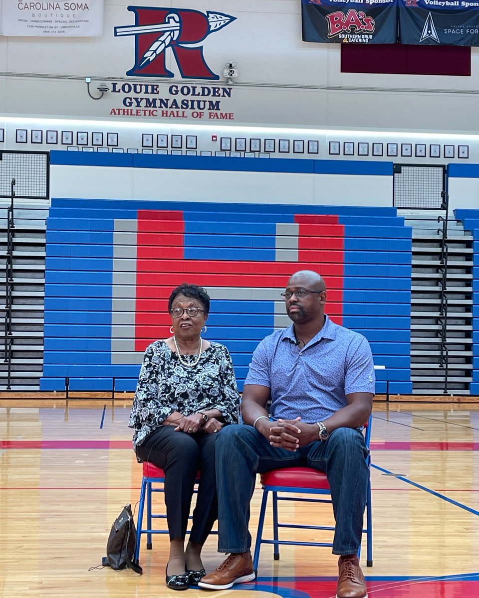 AlzSC's tweet photo. As the first Black athletic director in Greenville County Schools and the 3rd all-time winningest coach in SC, Coach Louie Golden was a local legend. Tune into @wyffnews4 at 6 PM for a special interview with the late coach's wife and son, who support #Walk2EndAlz in his memory. https://t.co/GvnqNz8kRh