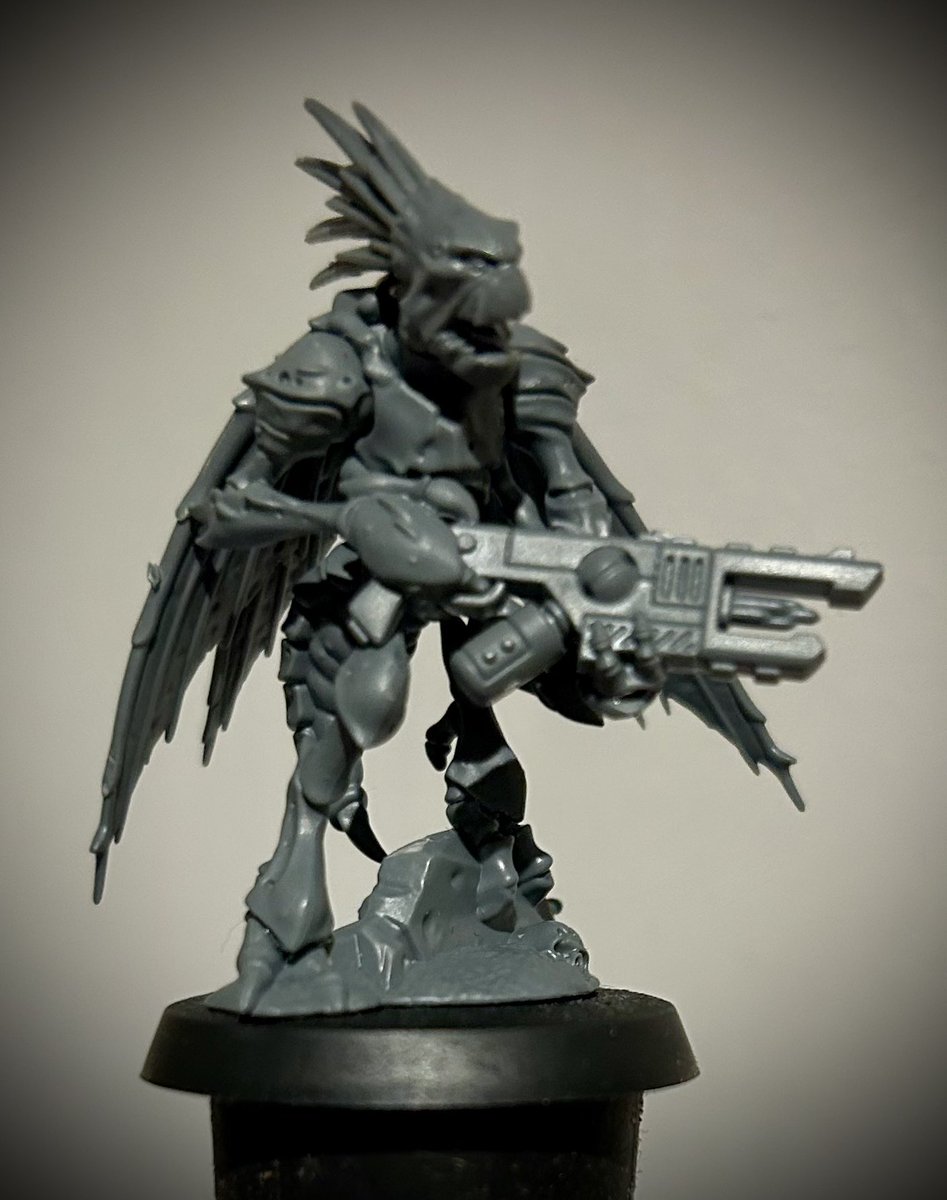 andrewforrest's tweet image. A very easy and satisfying conversion for my Kroot army #WarhammerCommunity #Tau #Kroot