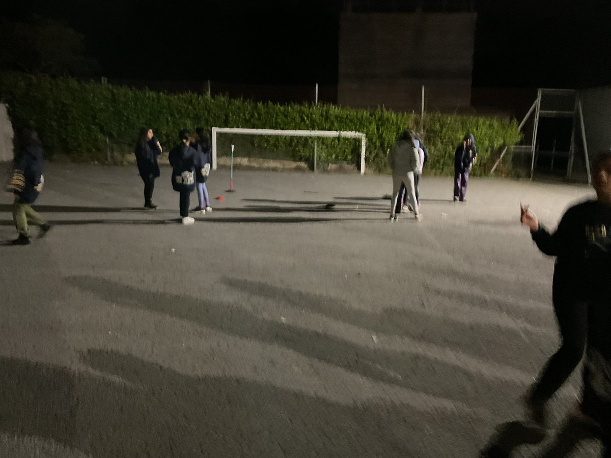 Year 5 - Last night of activities -Team Games. The cheers are audible all around the site. Amazing fun!