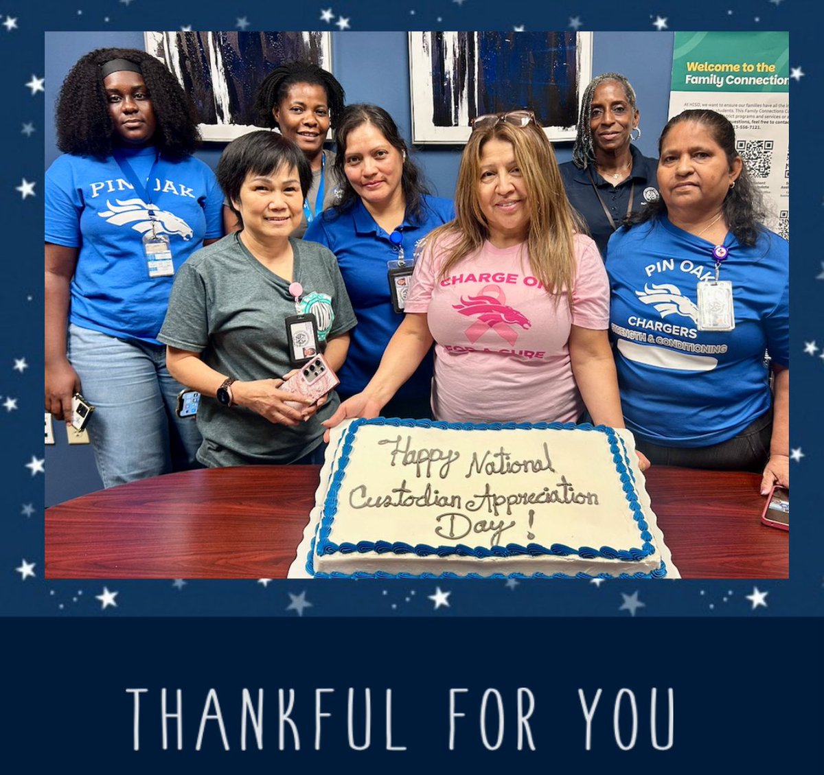 Today on National Custodians Appreciation Day, we give a heartfelt thank you to the incredible custodians who keep our spaces clean, safe, and welcoming every day. Your hard work often goes unseen, but it never goes unappreciated. 💙🩶🤍 #WeArePinOak