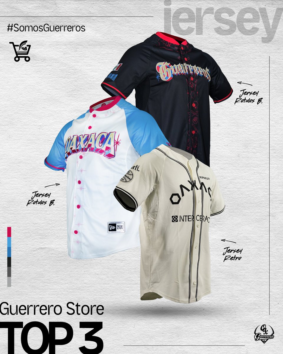 ⚔️🧢👕 El TOP 3 de la afición, gorras y jersey que todo Guerrero debe tener.
¿Cuál eliges tú?