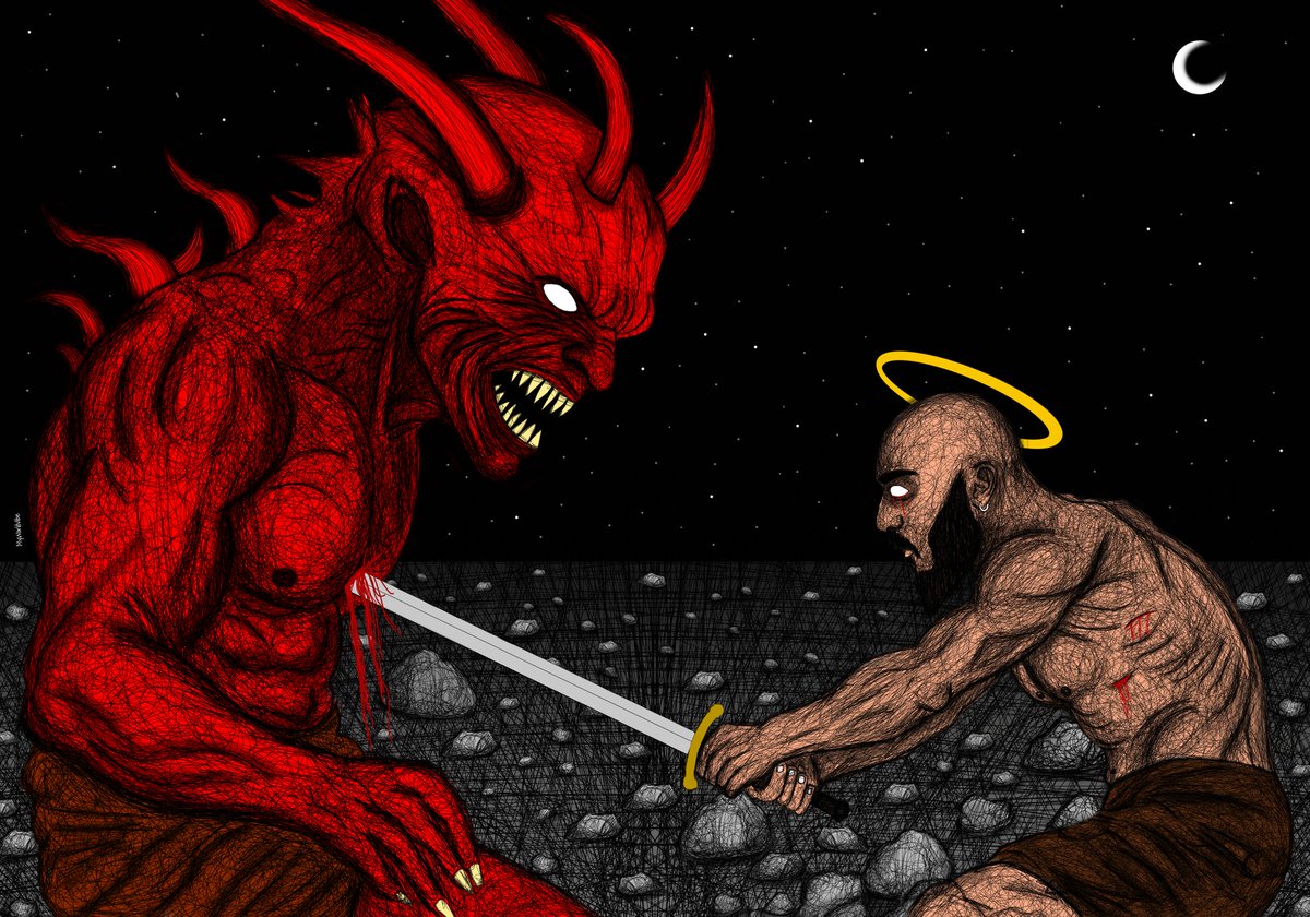 First piece on <a href="/TransientLabs/">Transient Labs</a>
1/1

No bidding wars, no waiting - Faith vs. Inner Demon is available RIGHT NOW for 0.003 ETH! Who's claiming it?

 transient.xyz/nfts/base/0x8f…