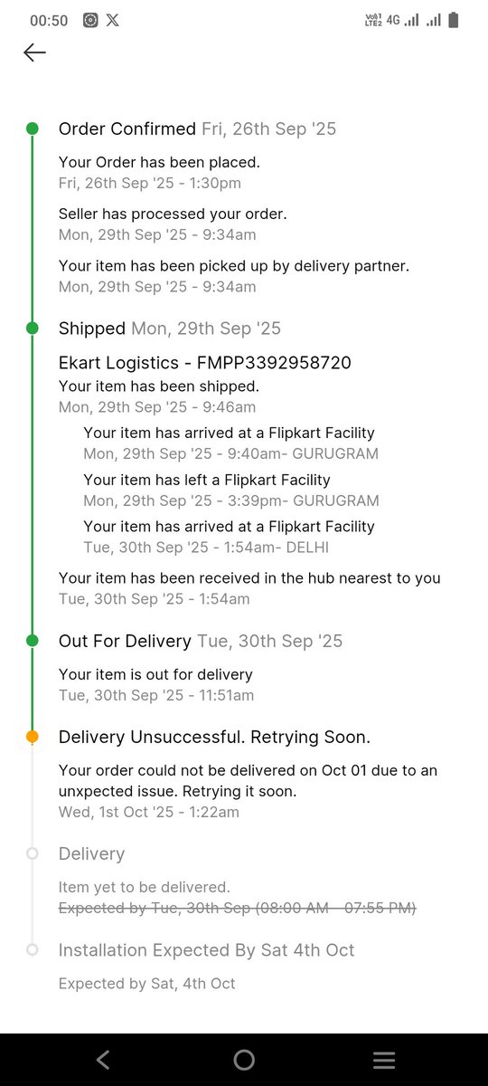 shomeenaderwal's tweet photo. Please @flipkartsupport @Flipkart let me know why I am not getting my item as there is no update. https://t.co/1rBHG8FuvD